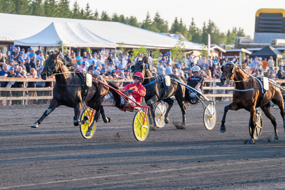 Hell Bent For Am vinner Gulddivisionen under STL Sommartrav 2023. I vår och sommar blir det nya folkfester på TingsrydTravet.